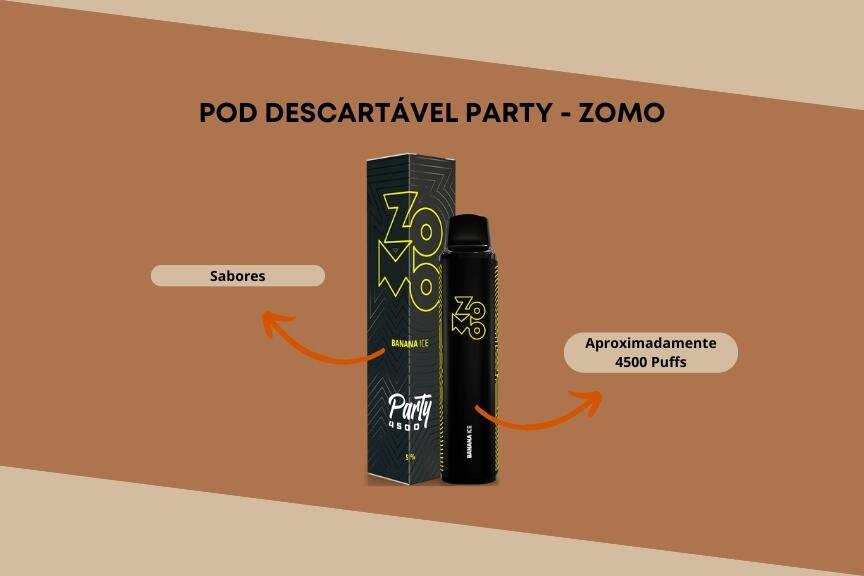 Pod descartável Party 4500