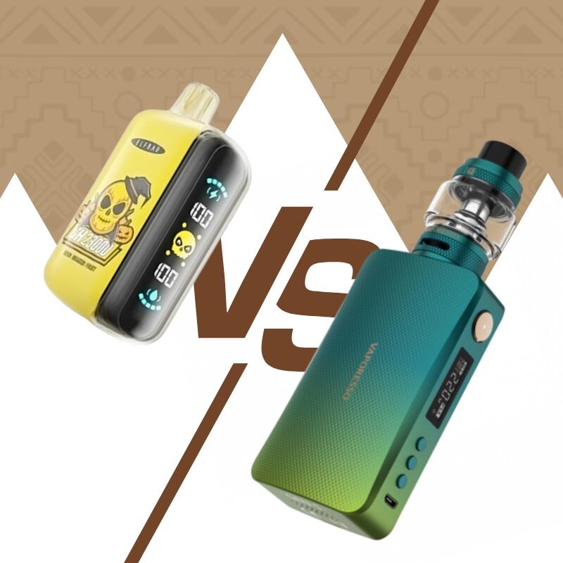 Por que escolher vape ao invés de pod descartável?
