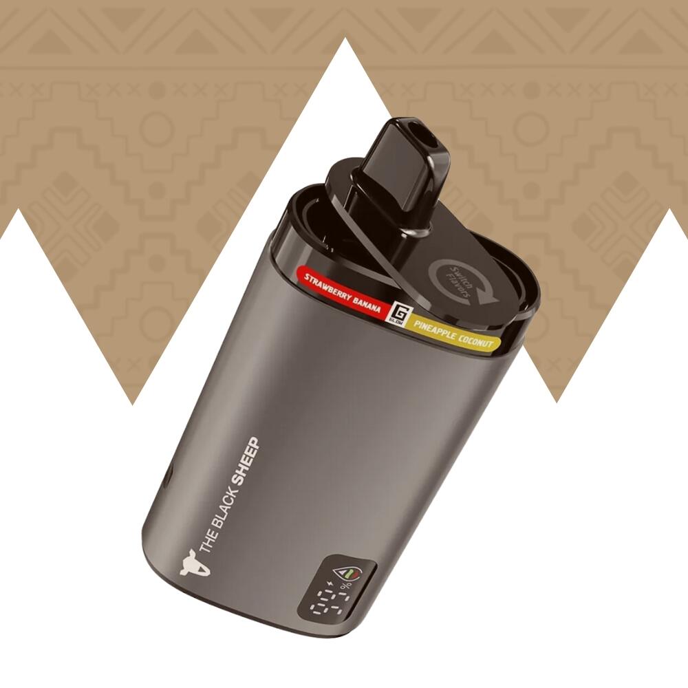 Pod Descartável Dual Tank Black Sheep 20000 puffs: dois sabores para dois tanques!