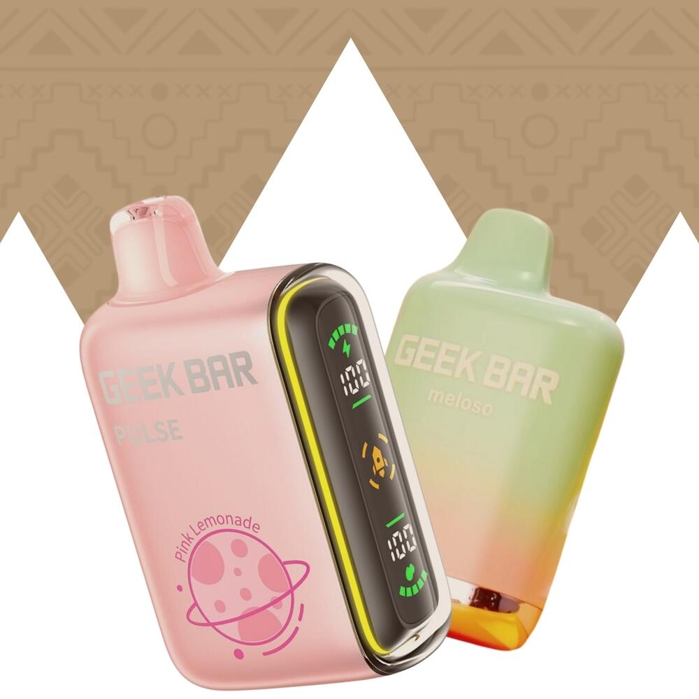 Pod descartável Meloso Max e Pulse os dispositivos futuristas da GeekBar!