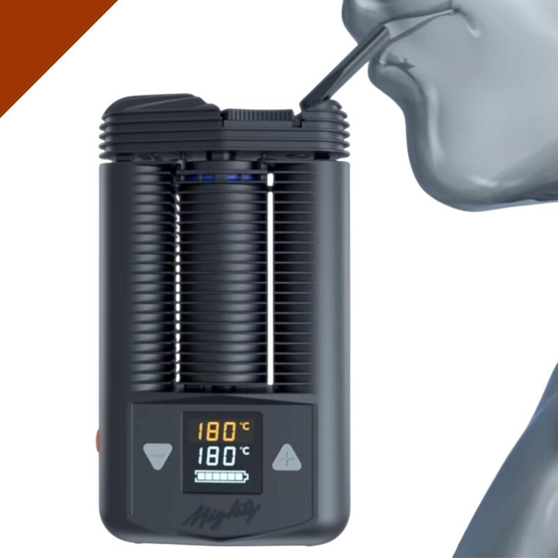 Tragada profunda em um vaporizador de ervas